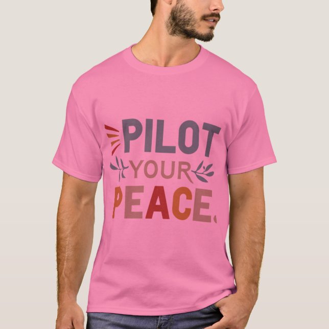 T-shirt Pilote ta paix (Devant)