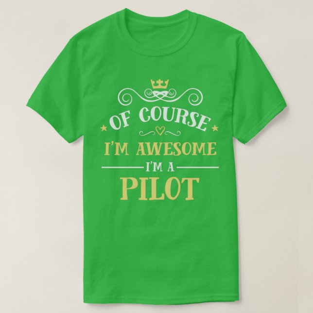 T-shirt Pilote très fier  (Design devant)