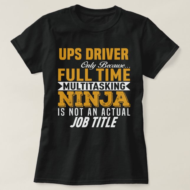 T-shirt Pilote UPS (Design devant)