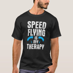 T-shirt Pilote volant à vitesse rétro Parapente à vitesse