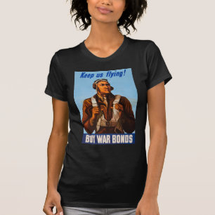 T-shirt Pilotes de chasse afro-américains de la Seconde Gu