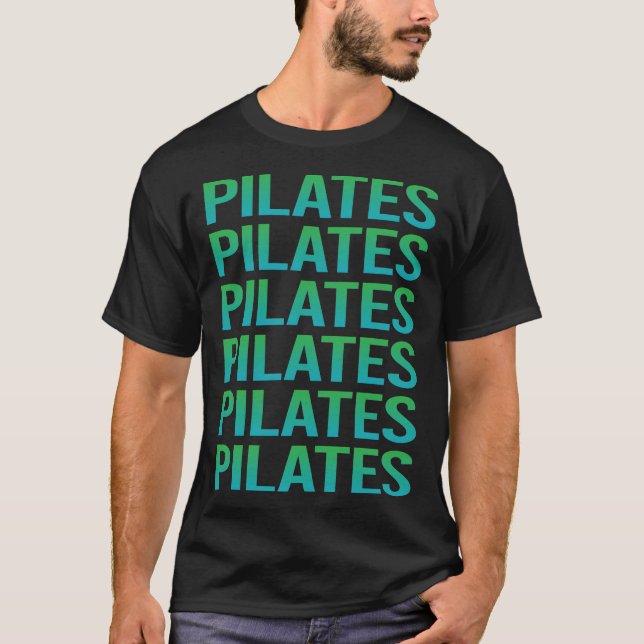 T-shirt Pilotes de texte dégradé (Devant)