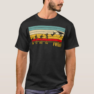 T-shirt Pilotes de vol du vendredi Humeur Deltas