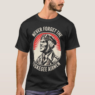 T-shirt Pilotes noirs rétro histoire des Noirs seconde gue