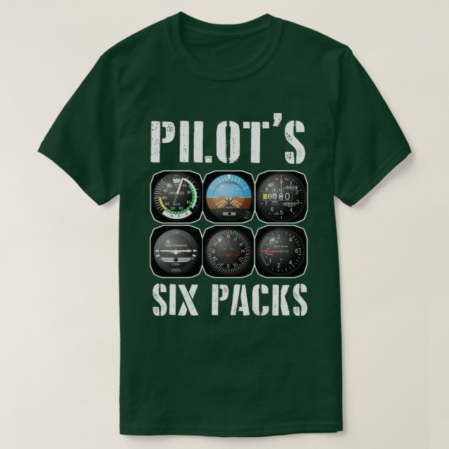 T-shirt Pilotes Six Pack (Design devant)