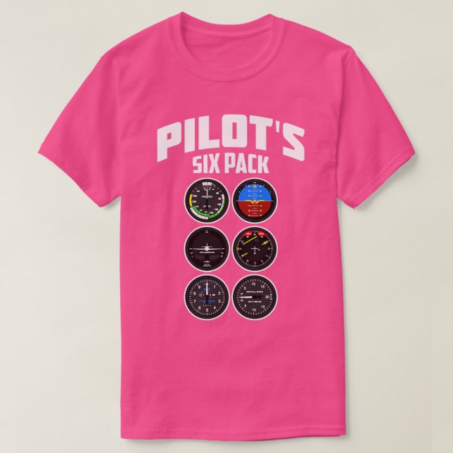 T-shirt Pilotes Six Pack Abs Art Cute Super Flying Ab Art  (Design devant)