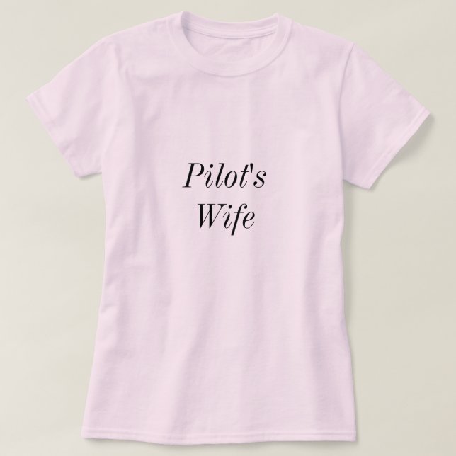 T-shirt Pilot'sWife (Design devant)