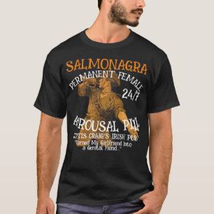 T-shirt Pilule de stimulation féminine permanente Salmonag