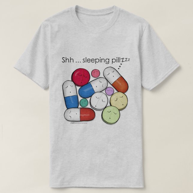 T-shirt Pilules de sommeil-médicaments (Design devant)