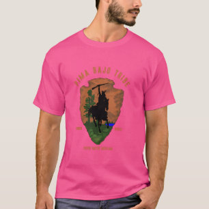T-shirt Pima Bajo Tribe Native Mexican Indian Proud Retro
