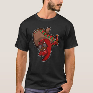 T-shirt Piment Dabbing Piment Fort Épicé Nourriture Poivro