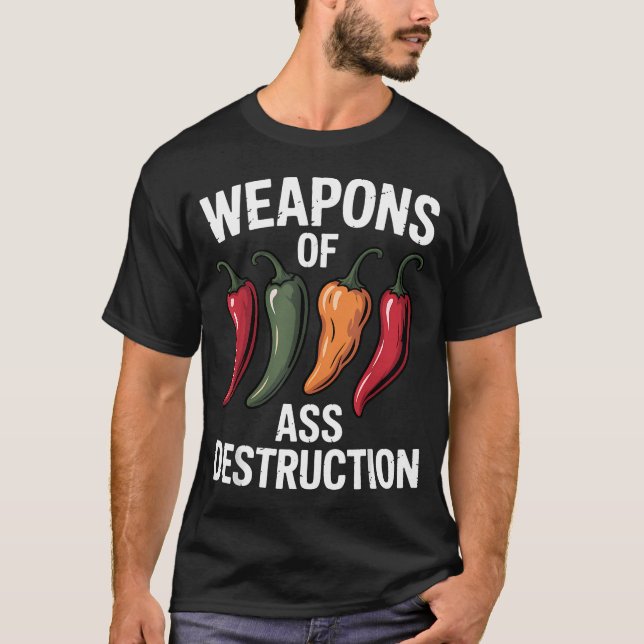 T-shirt Piment Mignon Pour Chili (Devant)