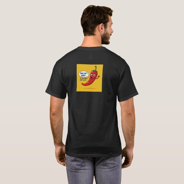 T-shirt piment pas épicé (Dos entier)