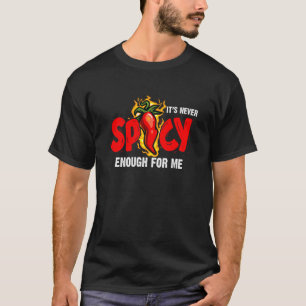 T-shirt Piment Rouge Chili pour Repas Épicé Chaud - Amateu