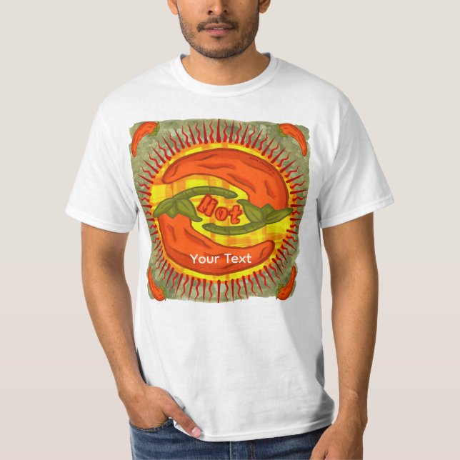 T-shirt Piment yin yang (Devant)