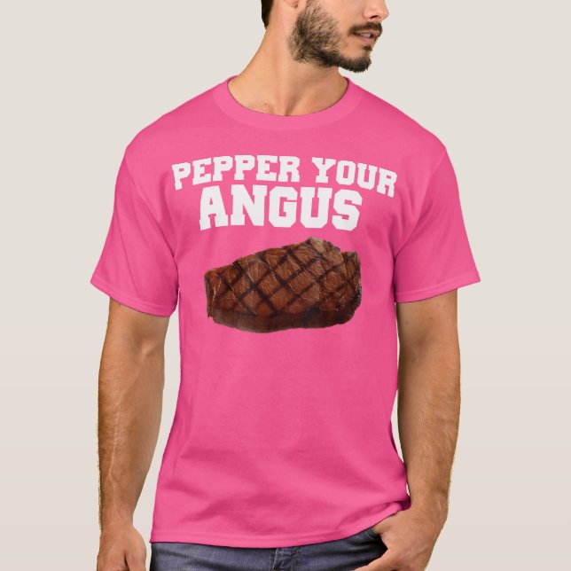 T-shirt Pimentez Votre Angus Drôle (Devant)
