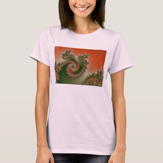 T-shirt Pimento Olive Triple Twirl (Devant)