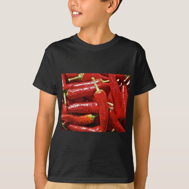 T-shirt Piments piment chauds rouges (Devant)