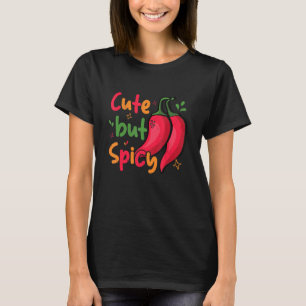 T-shirt Piments rouges forts épicés Manger de la nourritur