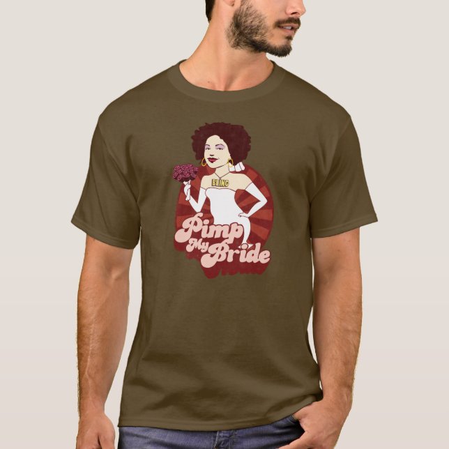T-shirt Pimp My Bride (Devant)