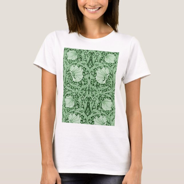 T-shirt Pimpernel Green, William Morris (Devant)