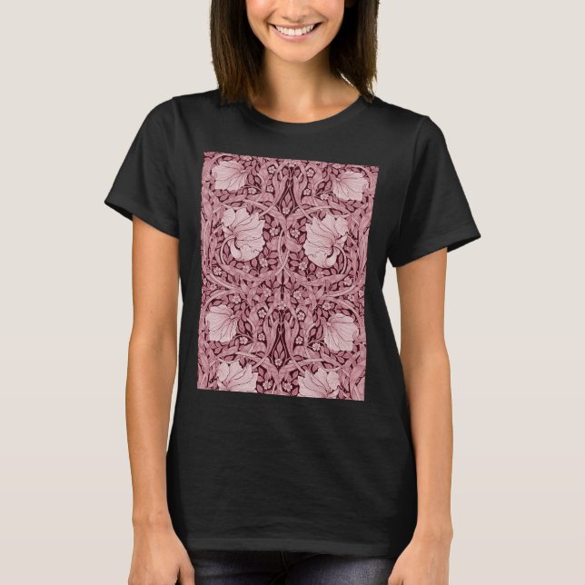 T-shirt Pimpernel Maroon, William Morris (Devant)