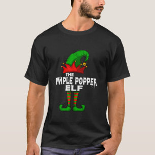 T-shirt PIMPLE POPPER Elfe Famille de Noël Groupe correspo