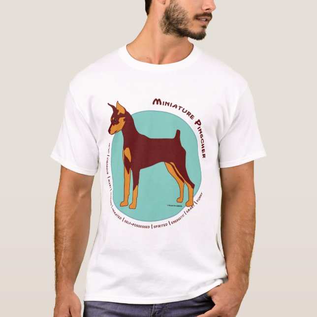 T-shirt Pin de minute de chocolat (Devant)