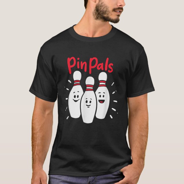 T-shirt Pin Pals Bowling (Devant)