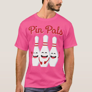 T-shirt Pin Pals Cute Bowling Pour Et