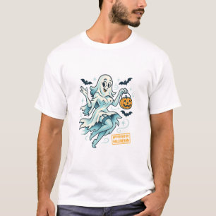T-shirt Pin-up Fille Fantôme - Halloween Éffrayant mignon