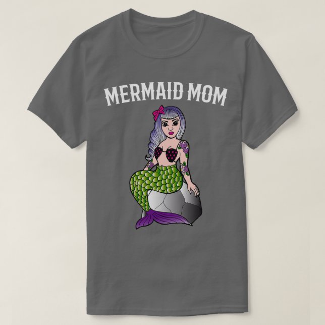 T-shirt Pin Up Mermaid Maman Rockabilly Cadeau Femmes 3 (Design devant)