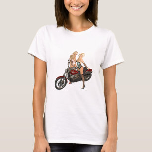 T-shirt Pin-up moker filles