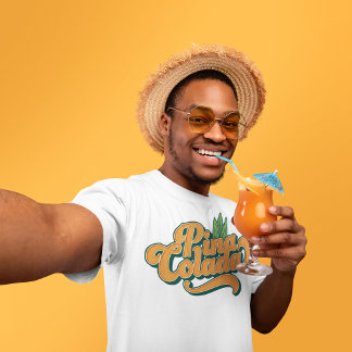 T-shirt Pina Colada Party Lover Summer Drink Cocktail