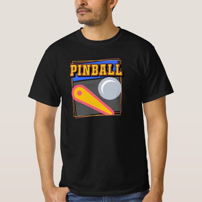T-shirt Pinball 80s (Devant)