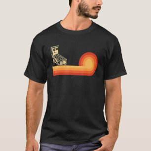 T-shirt Pinball Classique Rétro Pour Homme Vintage Arcade