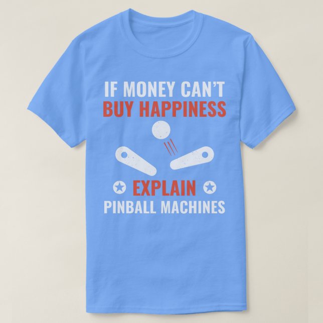 T-shirt Pinball est heureux Funny Pinball Player Arcade G (Design devant)