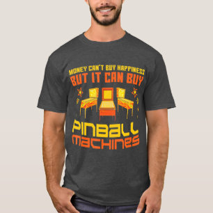 T-shirt Pinball Machines Drôle Vintage Arcade Lover