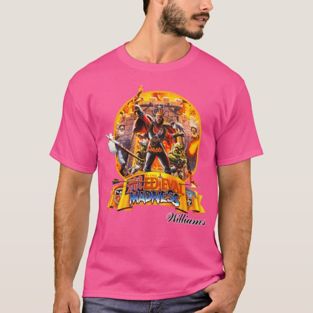 T-shirt Pinball médiéval (Devant)