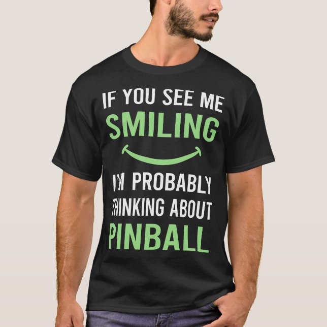 T-shirt Pinball souriant (Devant)