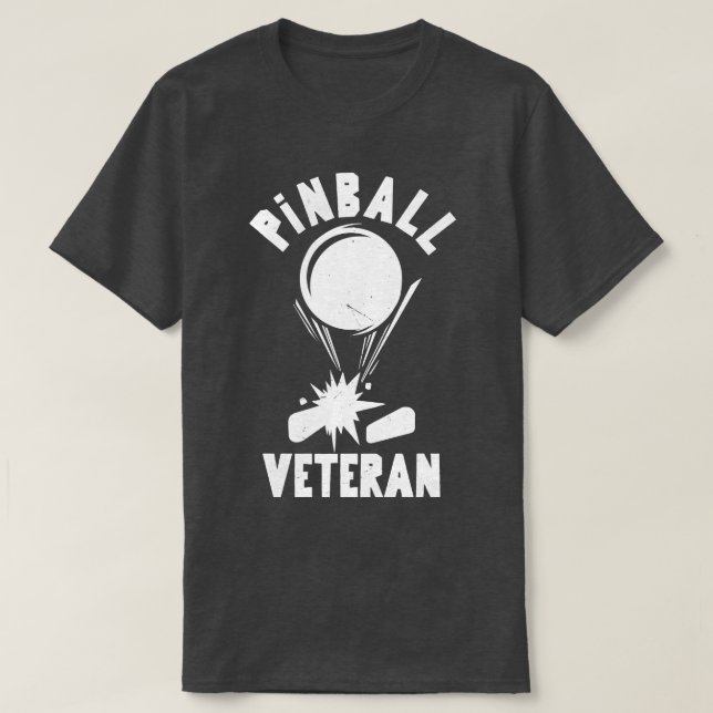 T-shirt Pinball Veteran (Design devant)