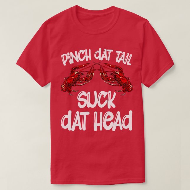 T-shirt Pinceau Dat Tail Canard Tête Crawfish Crayfish Caj (Design devant)