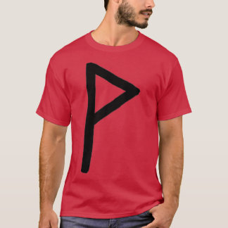 T-shirt Pinceau noir Wunjo Rune