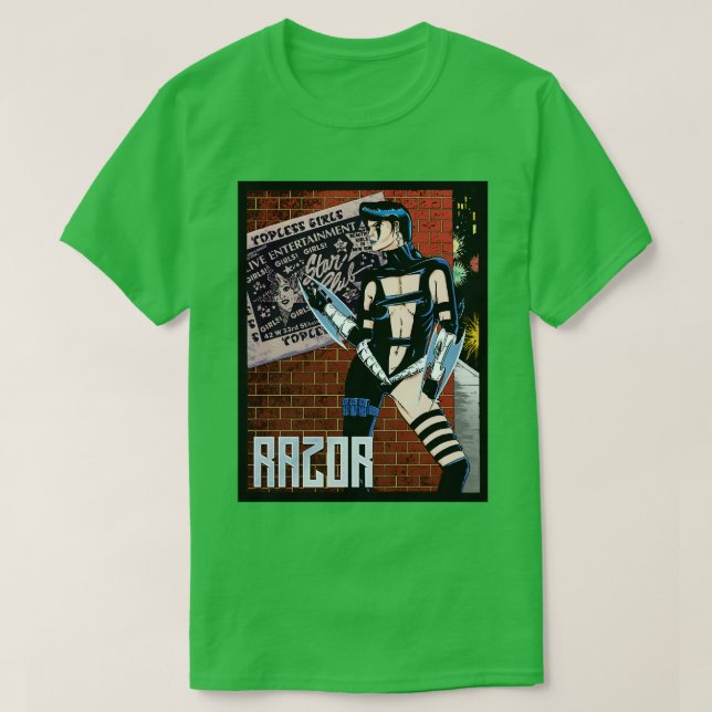 T-shirt Pinceau Razor (Design devant)