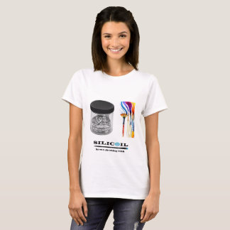 T-shirt Pinceaux couleur Silicoil femmes