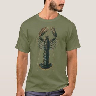 T-shirt Pinces de homard Marin vintage Vie marine crustacé