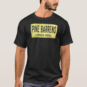 T-shirt Pine Barrens New Jersey Retro Permis Nj En Perte