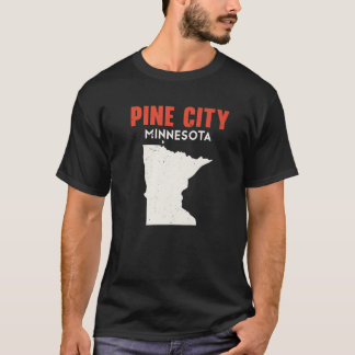 T-shirt Pine City Minnesota USA State America Travel Minne