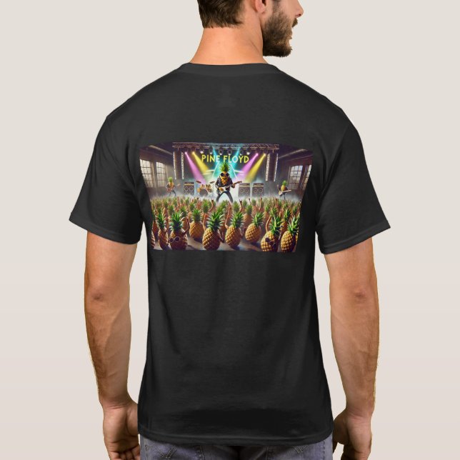 T-shirt Pine Floyd Live - The Pineapple Empire (Dos)