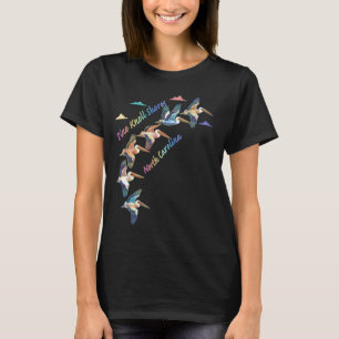 T-shirt Pine Knoll Shores Caroline du Nord Colorful Cravat